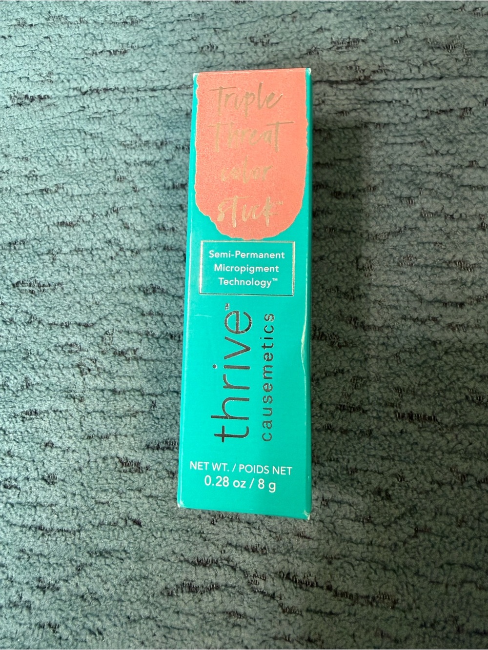 thrive causemetics Triple Threat Color Stick — Olivia (peachy pink shimmer)